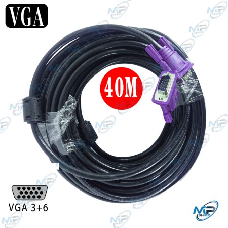 CABLE VGA BLINDER  MALE MALE 40M